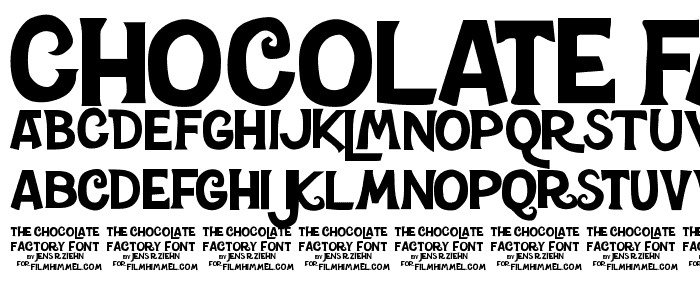 Chocolate Factory font